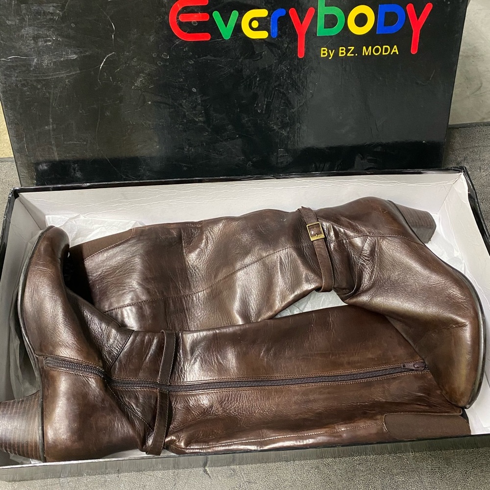 Tall Brown calf boots